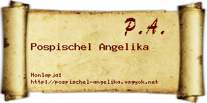 Pospischel Angelika névjegykártya